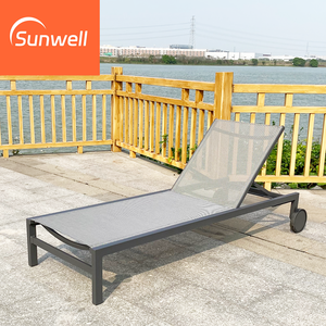 Muebles <span class=keywords><strong>de</strong></span> exterior <span class=keywords><strong>de</strong></span> lujo <span class=keywords><strong>tumbona</strong></span> con rueda piscina marco <span class=keywords><strong>de</strong></span> aluminio tela malla <span class=keywords><strong>tumbona</strong></span> con <span class=keywords><strong>la</strong></span> <span class=keywords><strong>mejor</strong></span> calidad - Product Image 5
