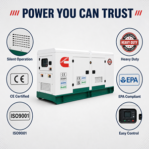 Générateur de puissance diesel triphasé AC fiable 24/7 Cummins Weichai Yuchai Perkins 150kva 160kva 200kva 250kva 300kva - Product Image 3