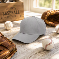 Casquettes de sport blanches en nylon, polyester et coton à 6 panneaux, personnalisables avec logo brodé, pour hommes, vente en gros