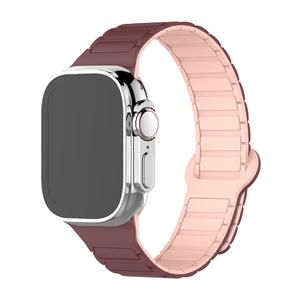 สายนาฬิกาซิลิโคนแม่เหล็กสำหรับ <span class=keywords><strong>Watch</strong></span> S10/<span class=keywords><strong>S8</strong></span>/S7 พร้อมดีไซน์กันน้ำ ระบายอากาศได้ดี หัวเข็มขัดแบบแฟชั่น - Product Image 5