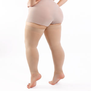 <span class=keywords><strong>Medias</strong></span> de Compresión Médicas Graduadas de 20-30 mmHg, Moderadamente Firmes, Color Beige, Anti Varices, de Nailon, <span class=keywords><strong>sin</strong></span> <span class=keywords><strong>Pie</strong></span>, hasta el Muslo - Product Image 3