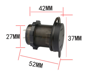 Voltímetro amperímetro inalámbrico 12-24V QC3.0 con pantalla roja azul <span class=keywords><strong>verde</strong></span> - Product Image 2
