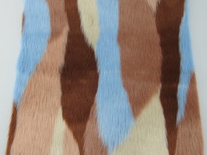 Jacquard High Pile Faux Fur Tecido Crina de Cavalo Falso para Vestuário/Casaco/Tapete - Product Image 5