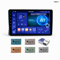 Autoradio ROTISS 9 pouces Android 15 avec écran tactile, navigation GPS, lecteur multimédia 2 DIN avec DSP, CarPlay et Android Auto