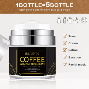 Crema Facial Orgánica de Aloe Vera, Té Verde, Camelia y Café con Extracto Natural Antiedad que Reduce las Líneas Finas y las Arrugas, Reafirmante y Lifting - Product Image 4