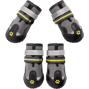 Chaussures pour chiens de grande et moyenne taille Lovoyager OEM, imperméables, réfléchissantes, écologiques, en cuir solide, bottes de <span class=keywords><strong>neige</strong></span> de style classique, protection des pattes, toutes tailles - Product Image 1