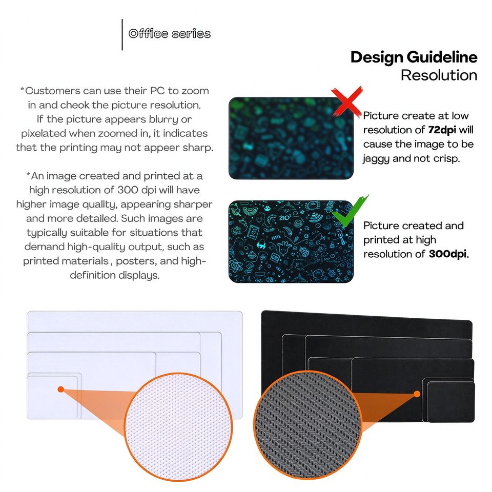 Sample Order Pad Factory Custom Wholesale logo Sublimation Neoprene Gaming Mouse Pad ...