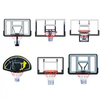 Accesorios personalizados de baloncesto para interior, Mini aro de baloncesto montado en la pared