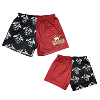 Pantalones Cortos Deportivos de Rugby con Sublimación Personalizada OEM, Secado Rápido, 100% Poliéster, Colores en Contraste, Dos Tonos, Transpirables
