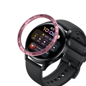 Bague de Protection anti-rayures en métal, cadre de style, échelle de cadran, étui de Protection pour huawei Watch 3, <span class=keywords><strong>lunette</strong></span> en acier inoxydable - Product Image 4