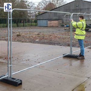 Clôture Temporaire Europe Panneau de Clôture <span class=keywords><strong>Heras</strong></span> Barrière en Maille Soudée Galvanisée pour Chantiers de Construction - Product Image 1