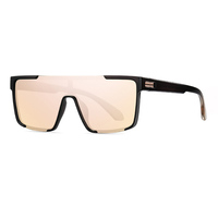 Gafas de Sol de Plástico para Mujer, TR90 Recicladas, Novedades 2024, Marca de Una Pieza, Gafas de Sol Polarizadas de Moda para Mujer, para Exteriores