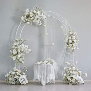 Bola de Flores Artificiales de Seda al por Mayor, Bola Floral a Granel Directo de Fábrica para Decoración de Bodas y Eventos de Hotel - Product Image 1