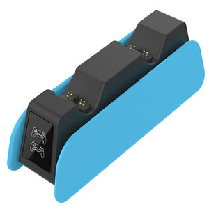 SYYTECH Indicador LED Estación de carga para PS5 <span class=keywords><strong>Playstation</strong></span> <span class=keywords><strong>5</strong></span> <span class=keywords><strong>Gamepad</strong></span> Controller Joysticks Soporte de carga - Product Image 4