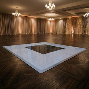 Cam Lock Dance Floor System Interactive with Wood Flooring for Wedding Party - Product Image 1