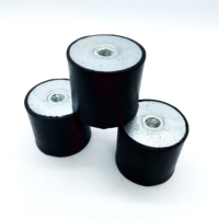 Supports en caoutchouc femelles NR DD écologiques pour une isolation efficace des vibrations