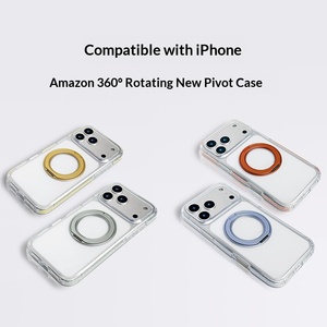เคสโทรศัพท์มือถือรุ่นใหม่สำหรับ 17 Pro Max พร้อมที่ยึดใสแบบเกียร์ ป้องกันรอยนิ้วมือ ชุบเคลือบด้วยไฟฟ้า - Product Image 6