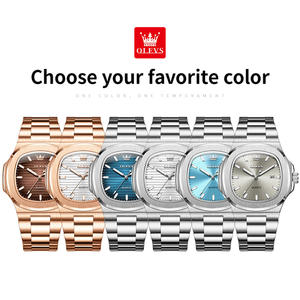 Reloj de Pulsera de Lujo de Alta Calidad OLEVS 3696 con Diseño Personalizado para Hombre, Clásico, Impermeable, con Calendario, de Cuarzo para Negocios - Product Image 6