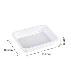 Đen cpet bánh <span class=keywords><strong>container</strong></span> lò cpet bao bì thực phẩm khay nhựa dùng một lần cpet <span class=keywords><strong>container</strong></span> thực phẩm - Product Image 4