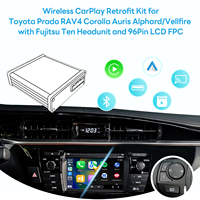 Interface explosive pour Toyota Prado RAV4 OEM Fujistu Headunit Wireless Carplay Android Auto Module Retrofit Decoder