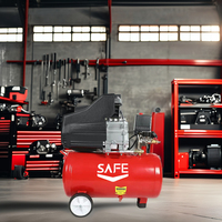 Compresseurs d'air électriques à entraînement direct SAFE 24 litres Mini Piston portable Huile AC