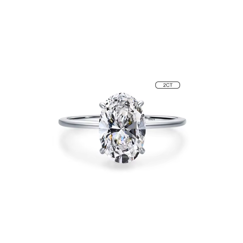 Silver +Zircon-2CT