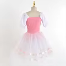 Vestido de Ballet Profesional Romántico de Tul Largo para Niñas, Disfraz de Bailarina con Estampado Luminoso - Product Image 2