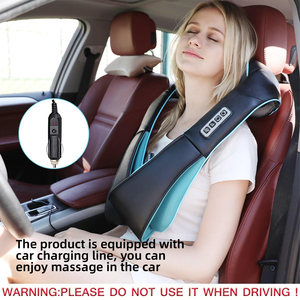 Masseur Shiatsu 4D avec chaleur pour le dos/le cou/les épaules/la taille - Pétrissage des tissus profonds, soulagement de la douleur, 3 vitesses - Product Image 3