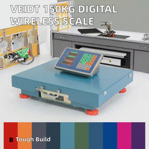 Báscula Digital de Plataforma Inalámbrica WiFi Veidt TCS-R con Pantalla LCD, Capacidad 150kg, Placa Gruesa 30x40 cm, para Pesaje de Vehículos y Carga, OEM - Product Image 5