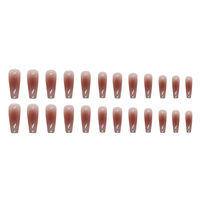 R808 Vente en gros de faux ongles à presser et de pointes en acrylique avec breloques pour ongles, pour des idées de nail art professionnelles et élégantes