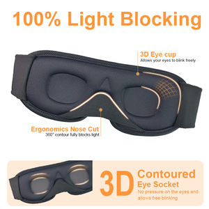 <span class=keywords><strong>Respiration</strong></span> Tissu 3D Contour Mousse À Mémoire Masque <span class=keywords><strong>Pour</strong></span> Les Yeux Logo Personnalisé Sangle Réglable Masque <span class=keywords><strong>Pour</strong></span> Les Yeux <span class=keywords><strong>pour</strong></span> Voyage Vol Avion Et Sieste À La Maison - Product Image 4