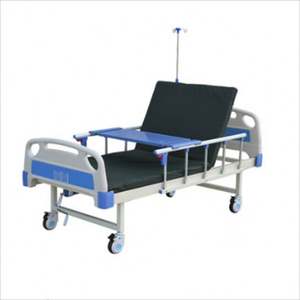 <span class=keywords><strong>Livraison</strong></span> rapide 2023 printemps Promotion ABS tête de lit 1 manivelle manuel Semi Fowler lit d'hôpital - Product Image 4