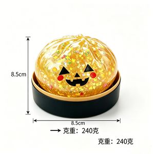 Nouvel Arrivage Halloween Paillettes Mystery Dumpling Squishy Boîte Mystère Jouet à Presser Anti-stress Balle Sensorielle - Product Image 6