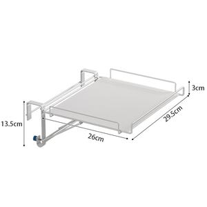 Mueble de Almacenamiento Plegable para Encimera, Tablero de <span class=keywords><strong>Cocina</strong></span> Colgante, Estante de Almacenamiento, <span class=keywords><strong>Mesa</strong></span> <span class=keywords><strong>Auxiliar</strong></span> - Product Image 5