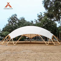 Kawagebo Kamp (KK) Tente dôme géodésique de luxe 30' x 40' pour glamping, événements et fêtes
