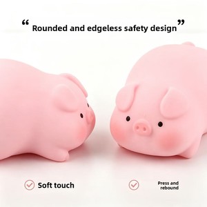 Jouet Squishy en forme de cochon, chien, panda, à récupération lente, doux, réutilisable, anti-stress, jouet de décompression, plusieurs styles - Product Image 4