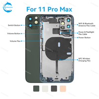 Carcasa para Teléfono Móvil STAROZON 100% Probada para iPhone 11 Pro Max con Piezas de Cable Flex ORI y Cubierta Trasera