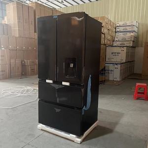 Réfrigérateur à panneau anglais sans givre réfrigérateur domestique à portes multiples avec distributeur d'eau 628L - Product Image 3