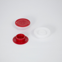 Bouchon en plastique résistant aux produits chimiques de 35 mm, couleur personnalisée, fermeture ronde pour boîte métallique, emballage d'huile, de peinture et de produits chimiques – Vente en gros