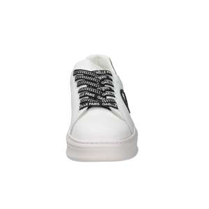 Sneakers Gaelle Paris Donna Blanc Noir Talon de 5 cm Chaussures Chunky - Product Image 2