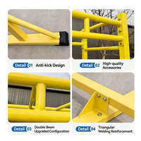 Ensemble de balançoires professionnelles pour enfants, structure en acier durable pour aire de jeux extérieure