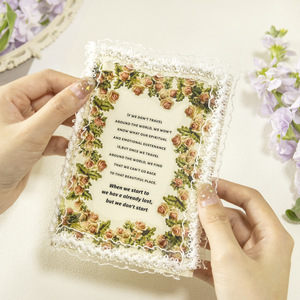 1 Rouleau de Ruban Brodé Fleur de Rêve Série Ruban Découpé Manuel Décoration Collage Matériel - Product Image 4