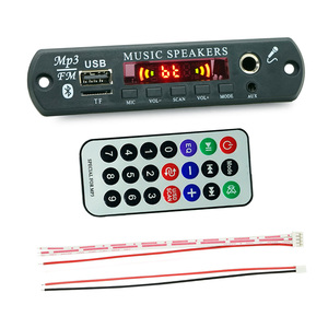 Micrófono de cable Placa decodificadora inalámbrica <span class=keywords><strong>Bluetooth</strong></span> Módulo DE REPRODUCTOR DE MP3 <span class=keywords><strong>Bluetooth</strong></span> 12V - Product Image 1
