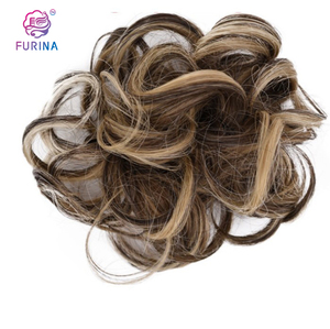 Magnifiques chignons floraux pour mariée, coiffures ondulées et bouclées, <span class=keywords><strong>chignon</strong></span> donut pour <span class=keywords><strong>mariage</strong></span> - Product Image 2