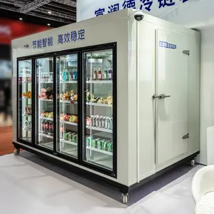 Commercial Cold Storage Room Display Walk In Cooler With Glass Door In USA No Reviews Yet
