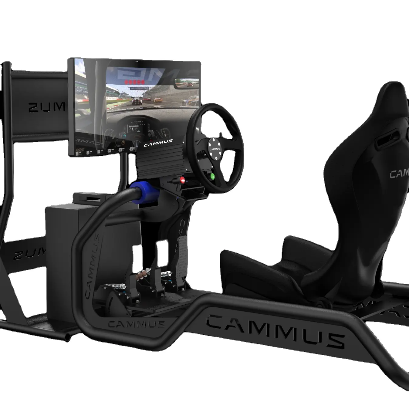 CAMMUS Racing Simulator Steering Wheel and Pedals and Driving Force Shifter for PC