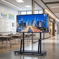 Tableau blanc interactif multimédia tout-en-un avec écran tactile LED de 55 pouces, téléconférence, écran LCD, en vente