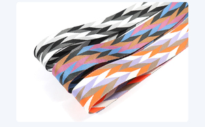 Cintura Casual da Donna in Tessuto Lavorato a Maglia con Fibbia Regolabile in PU, Design Intrecciato Multicolore per Jeans - Product Image 2