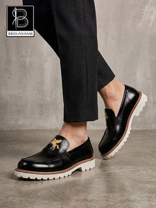 <span class=keywords><strong>Mocasines</strong></span> Brounvanm para <span class=keywords><strong>Hombre</strong></span>, Estilo Slip-On, Lavados, Nuevos 2026, Ligeros, Transpirables, con Suela Gruesa, Casuales - Product Image 4