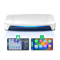 Adaptador Inalámbrico Carplay 8+128G 4G para Sistema Original con Cable, Ai More Android Auto, Caja Inteligente para Auto, Navegación, Google Play